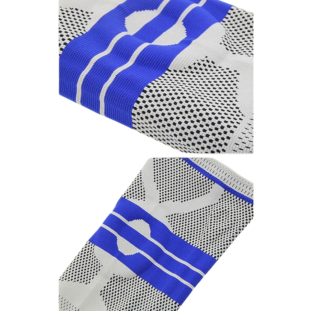 Knäskydd med Fjädrar och Silikonstöd för Patella