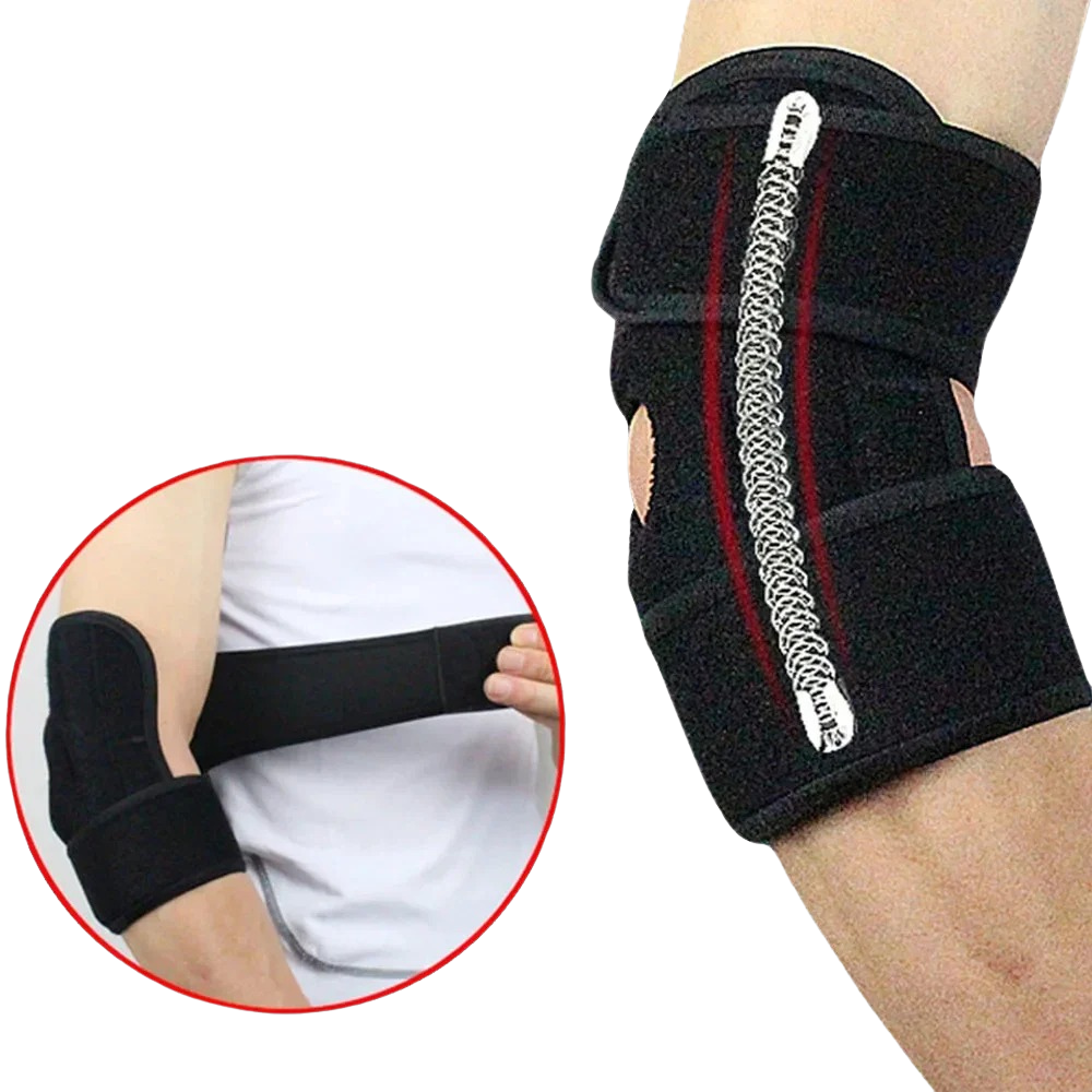 Armbågsskydd Justerbart med Fjäder