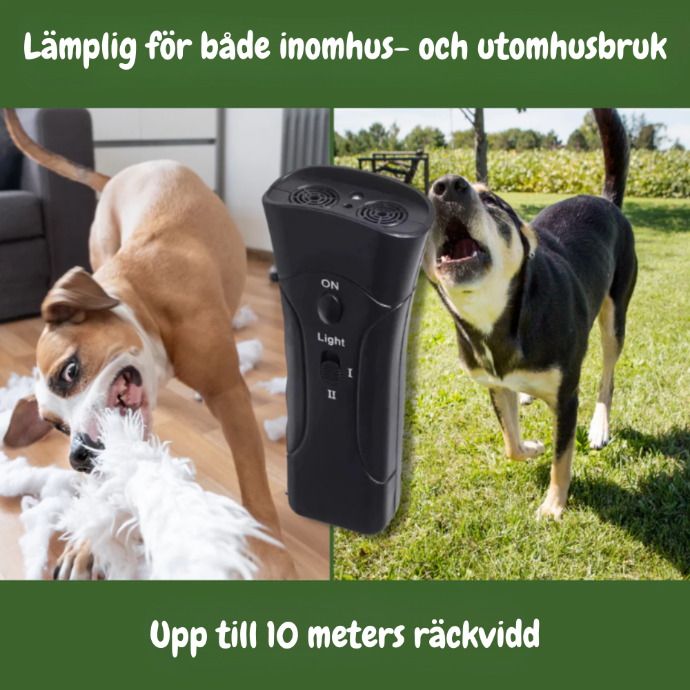 BarkStopper - Få din hund att sluta skälla utan fula metoder
