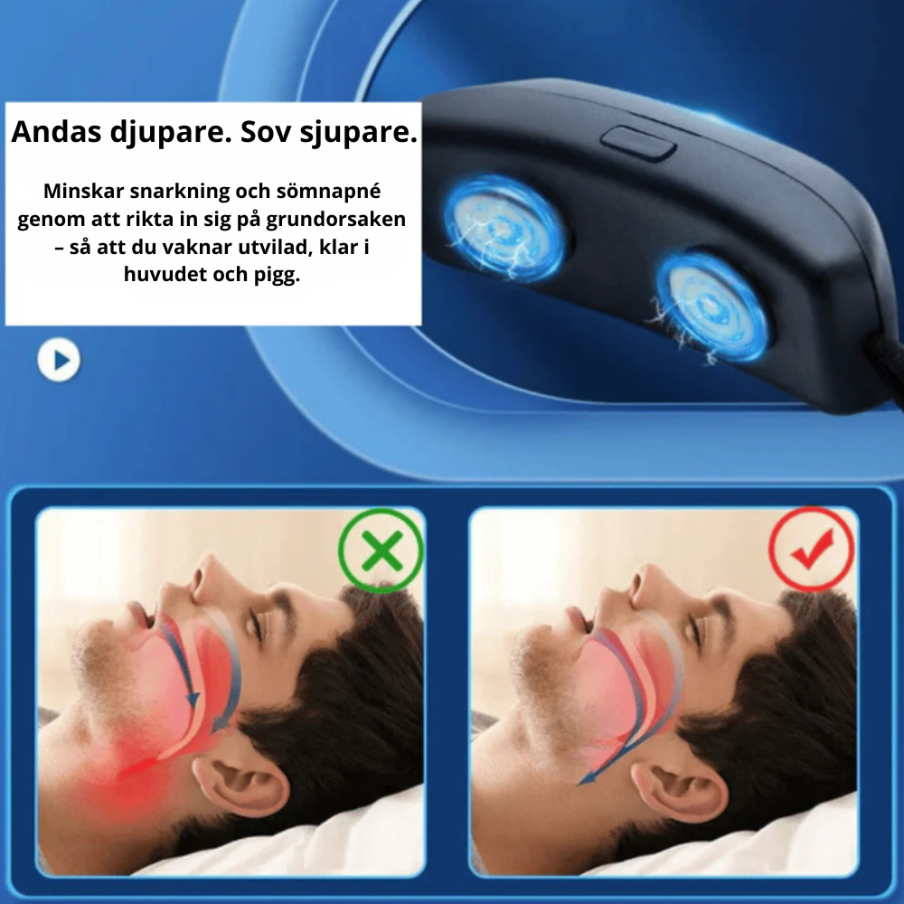 SleepCare™ - Tystare nätter utan masker eller besvär